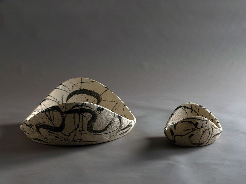 Dish Shigaraki 2 and 3 Dish Shigaraki 2 and 3